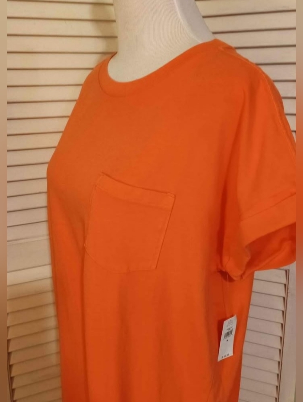 NWT GAP Orange Pocket T-Shirt Dress